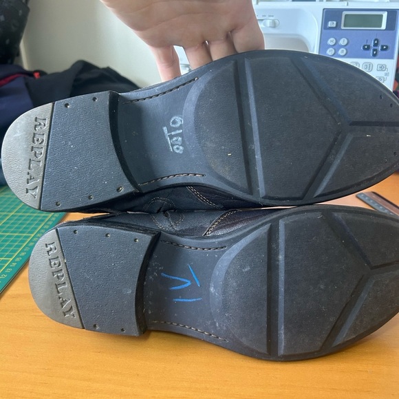 Vintage Replay Footwear leather moto / riding boots - Picture 9 of 15